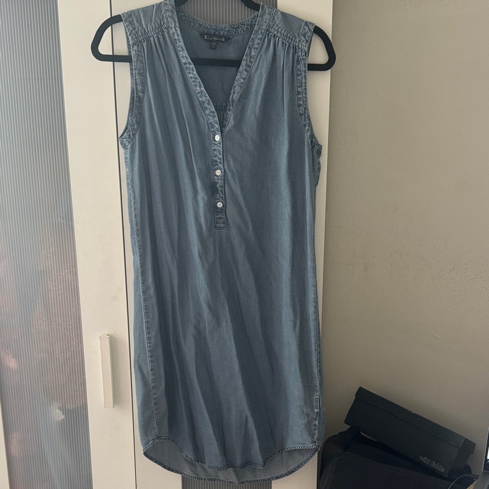 Express Sleeveless Denim Top